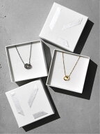 LHME LHME/(U)LHME スリムダブルリングペアネックレス/サージカルステンレス ライオンハート アクセサリ…