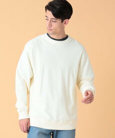 【SALE／50%OFF】B:MING by BEAMS B:MING by BEAMS / SIMPLE YET リサイクルコットン クルーネック スウェット ビーミング ライフストア バイ ビームス トップス スウェット・トレーナー グレー ホワイト ブラック【送料無料】