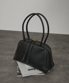 SALON adam et rope' スプリットレザーミドルボストンバッグ 2 / 軽量 サロン アダム エ ロペ バッグ ボストンバッグ ブラック ブラウン ベージュ【送料無料】