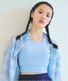 【SALE／20%OFF】Lovetoxic 【LTXC】【GOODPRICE/吸水速乾/さらさら】タンタケタンク ナルミヤオンライン トップス ノースリーブ・タンクトップ ブルー ホワイト