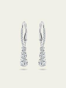 SWAROVSKI 【スワロフスキー】Attract Trilogy Round ピアス スワロフスキー アクセサリー ピアス ホワイト【送料無料】