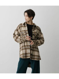 【SALE／40%OFF】AZUL BY MOUSSY CHECK PATTERN FLANNEL SHIRT アズールバイマウジー トップス シャツ・ブラウス ホワイト ブラック ベージュ