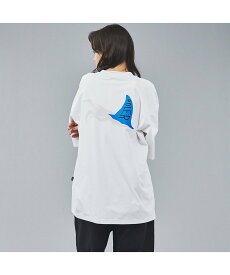 ABAHOUSE LASTWORD 【POLER / ポーラー】FURRY FONT QUICK DRY Tシャツ【 アバハウス トップス カットソー・Tシャツ ホワイト ブラック【送料無料】