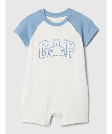 【SALE／40%OFF】GAP (K)ラグラン ショートオール (ベビー) ギャップ マタニティウェア・ベビー用品 ロンパース・カバーオール ホワイト