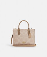 【SALE／45%OFF】COACH OUTLET 【公式】マギー スモール トート・ブロックド シグネチャー キャンバス コ…