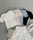 【SALE／62%OFF】MAJESTIC LEGON パールチェーンオフショルフリルニット マジェスティックレゴン トップス ニット ピンク ブルー ブラック ホワイト