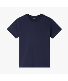 A.P.C. Standard APC 刺繍入りTシャツ アー・ぺー・セー トップス カットソー・Tシャツ ホワイト ネイビー【送料無料】