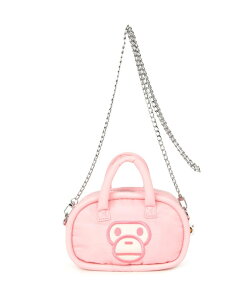 A BATHING APE BABY MILO MINI CROSS BAG �A �x�C�V���O �G�C�v �o�b�O �V�����_�[�o�b�O �s���N�y���������z