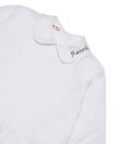 MARNI マルニ Kids & Junior ワンポイントブランドロゴ長袖ペプラムシャツ
