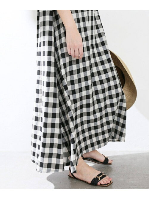 La Totalite ブロックチェック フレアマキシワンピース Rakuten Fashion 楽天ファッション 旧楽天ブランドアベニュー Cy61