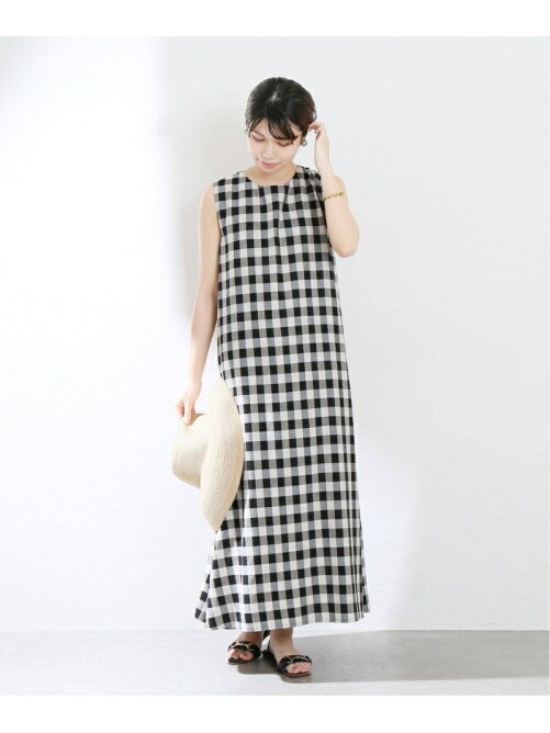 La Totalite ブロックチェック フレアマキシワンピース Rakuten Fashion 楽天ファッション 旧楽天ブランドアベニュー Cy61