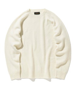BEAMS PLUS BEAMS PLUS / 9�Q�[�W �N���[�l�b�N�j�b�g �r�[���X ���� �g�b�v�X �j�b�g �x�[�W�� �u���[ �z���C�g �O���[�� �C�G���[ �l�C�r�[�y���������z
