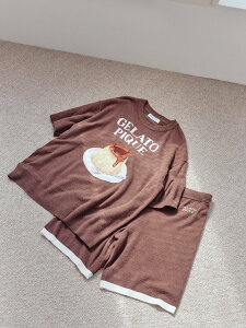 gelato pique �yONLINE����z�yHOMME�z�X���[�Y�B�[�v�����W���K�[�h�v���I�[�o�[&�n�[�t�p���c�Z�b�g �W�F���[�g�s�P �p���c ���̑��̃p���c�y���������z