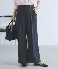 【SALE／30%OFF】INDIVI 【着心地抜群!】タックワイドパンツ インディヴィ パンツ その他のパンツ ブラック グレー【送料無料】