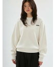 【ONLINE限定カラーあり】emmiロゴスウェットライクニット
