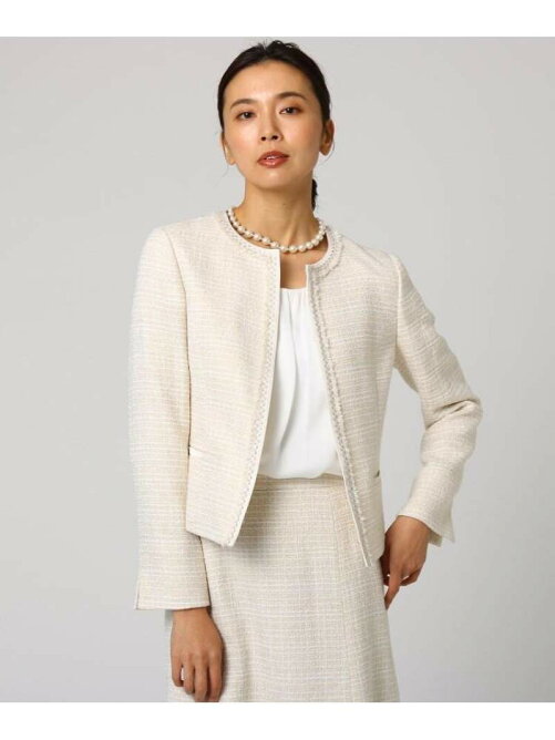 Untitled ノーカラーツイードジャケット Rakuten Fashion 楽天ファッション 旧楽天ブランドアベニュー V771