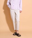 《丈長めサイズ/股下68cm・69cm》ベーシックコットンストレートパンツ【オンライン限定】