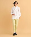 《丈長めサイズ/股下68cm・69cm》ベーシックコットンストレートパンツ【オンライン限定】