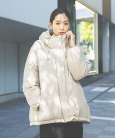 【SALE／30%OFF】GLOBAL WORK 吉高由里子さん着用/エアリュクスダウンフードブルゾン/495695 グローバルワーク ジャケット・アウター ブルゾン・ジャンパー ネイビー ブラック ブラウン ベージュ【送料無料】