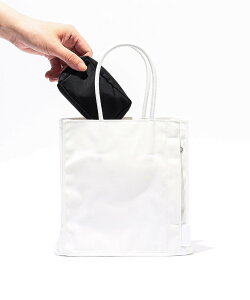 bPr BEAMS ROOTOTE / RO.A5.TOFU-1B �X�N�G�A �o�b�O �r�[���X ���� ���z�E�|�[�`�E�P�[�X �|�[�` �u���b�N �z���C�g�y���������z