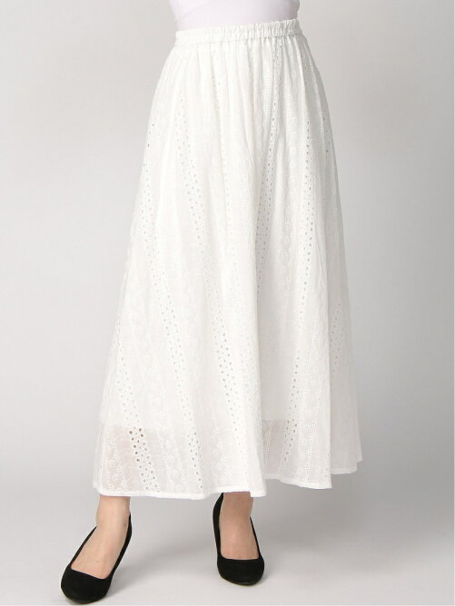 Preferir コットンレースギャザースカート Rakuten Fashion 楽天ファッション 旧楽天ブランドアベニュー 5191