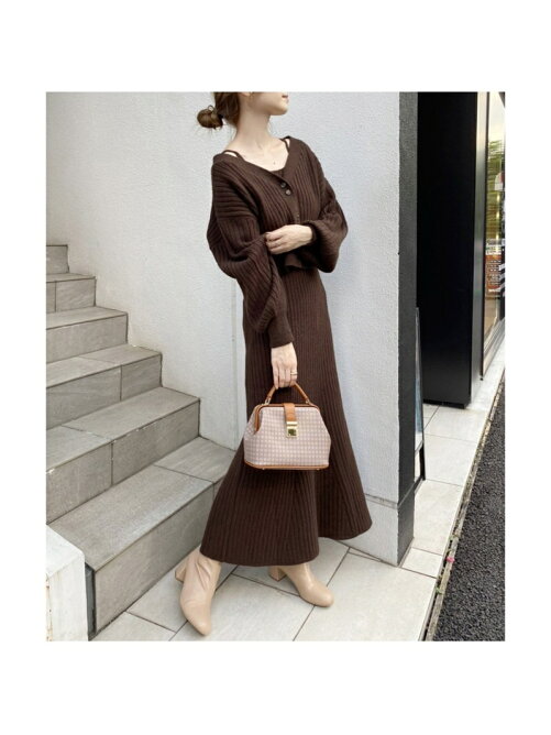 One After Another Nice Claup アメスリットニットセットワンピース Rakuten Fashion 楽天ファッション 旧楽天ブランドアベニュー Dx6191