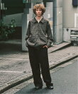 ウーステッドライク ジップブルゾン