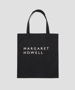 MARGARET HOWELL COTTON LOGO BAG マーガレット・ハウエル バッグ その他のバッグ ブラック【送料無料】
