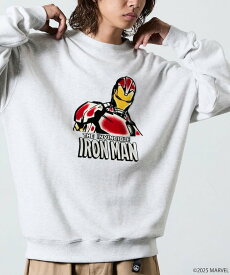 【SALE／20%OFF】FREAK'S STORE MARVEL/マーベル/アイアンマン/クルーネックスウェット 25AW フリークスストア トップス スウェット・トレーナー ブラック【送料無料】