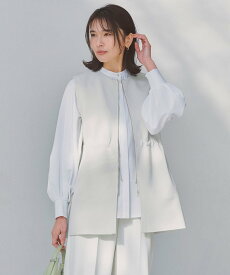 【SALE／20%OFF】UNFILO 【セレモニー】BEAUTY FORM KNIT ZIPジレ アンフィーロ トップス ベスト・ジレ ネイビー ブラック グレー【送料無料】