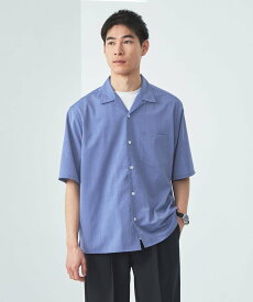 【SALE／50%OFF】UNITED ARROWS green label relaxing ウォッシャブルトロ ジャストルーズ オープンカラー シャツ -ストレッチ- ユナイテッドアローズ アウトレット トップス シャツ・ブラウス ホワイト グリーン【送料無料】