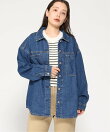 (W)オーバーサイズ デニム シャケット