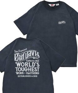 BEN DAVIS / WHITE LABEL �yBEN DAVIS(�x���f�C�r�X)�zOLD SIGN VNTG TEE / T�V���c �N���[�l�b�N �����|�C���g �V���v�� ���j�Z�b�N�X ���H �i�o�� �g�b�v�X �J�b�g�\�[�ET�V���c �z���C�g �u���b�N �l�C�r