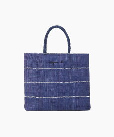 【SALE／46%OFF】agnes b. VOYAGE ラフィアハンドバッグ MX02-07 アニエスベー バッグ ハンドバッグ ブルー【送料無料】