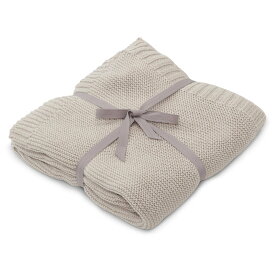 【SALE／30%OFF】Vanilla COPENHAGEN Vanilla COPENHAGEN ブランケット ベビー Knitted Blanket オーガニックコットン シゼム インテリア・生活雑貨 ブランケット・ひざ掛け グレー ブルー【送料無料】