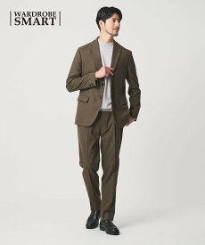 BEAUTY&YOUTH UNITED ARROWS 【WEB限定 WARDROBE SMART】DELEGANT サキソニー セットアップ/ジャケット&イージーパンツ ビューティー＆ユース　ユナイテッドアローズ スーツ・フォーマル セットアップスーツ ネイビー ブラック グレー グリーン【送料無料】