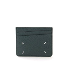 Maison Margiela 4ステッチカードホルダー メゾンマルジェラ 財布・ポーチ・ケース 名刺入れ・カードケース グリーン ブラック【送料無料】