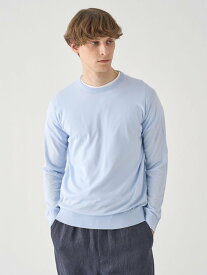 JOHN SMEDLEY クルーネック長袖コットンニットプルオーバー ｜ DAVID ｜ 30G MODERN FIT ジョンスメドレー トップス ニット【送料無料】