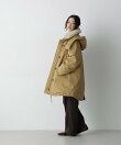 「STEVELOUR」「西川ダウン(R)」ファー付きコート