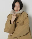「STEVELOUR」「西川ダウン(R)」ファー付きコート