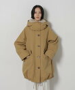 「STEVELOUR」「西川ダウン(R)」ファー付きコート