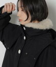 「STEVELOUR」「西川ダウン(R)」ファー付きコート