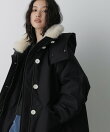 「STEVELOUR」「西川ダウン(R)」ファー付きコート