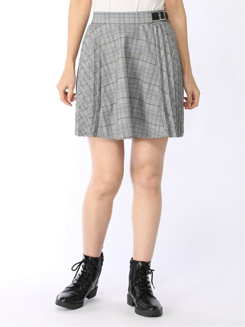Wego Wego L ベルト付サイドプリーツミニスカート Rakuten Fashion