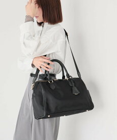 MIAN 【旅行 / 2way / シーズンレス】CLEMATIS/撥水ボストンバッグ トライシル バッグ ボストンバッグ カーキグリーン ブラック ベージュ ネイビー【送料無料】