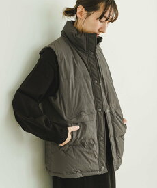 【SALE／64%OFF】URBAN RESEARCH ITEMS ダウンベスト アーバンリサーチアイテムズ ジャケット・アウター ダウンジャケット・ダウンベスト グレー ベージュ【送料無料】
