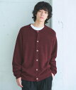 【SALE／40%OFF】UNITED ARROWS green label relaxing アルパカ ブレンド クルーネック カーディガン ユナイテッドアローズ グリーンレーベルリラクシング トップス カーディガン レッド グレー【送料無料】