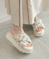 randa サンダル フラワーの通販