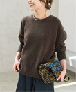 《予約》ウールカシミヤクルーネックプルオーバー