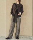 《予約》ウールカシミヤクルーネックプルオーバー
